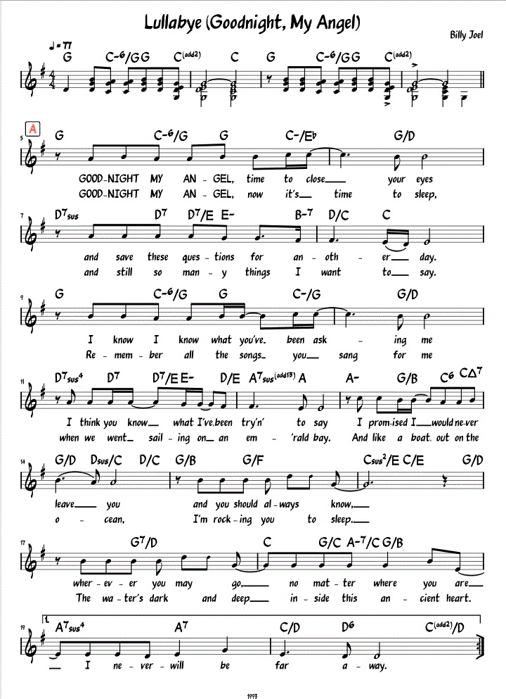 Sheet Music